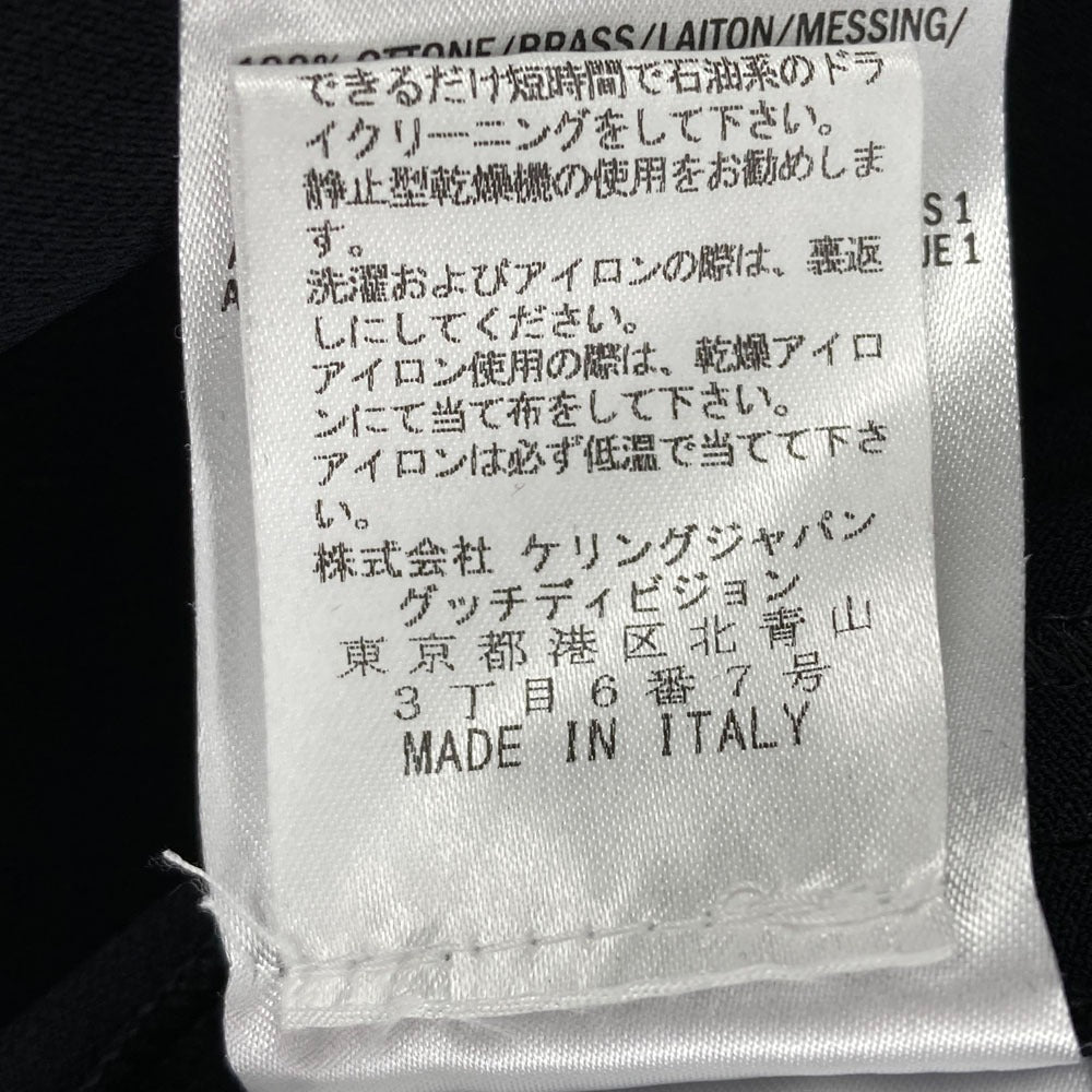 グッチ Vネックラインストーン装飾ノースリーブドレス レーヨン ワンピース