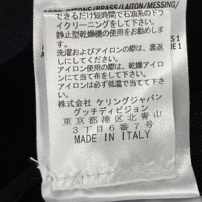 グッチ Vネックラインストーン装飾ノースリーブドレス レーヨン ワンピース
