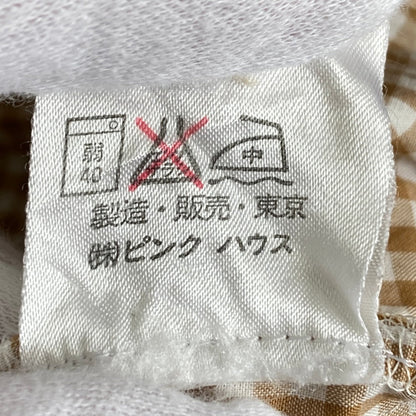 ピンクハウス ギンガムコットンセットアップ
