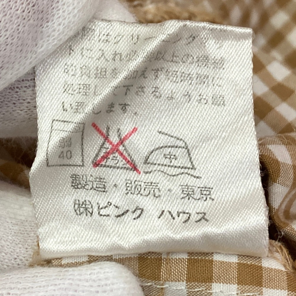 ピンクハウス ギンガムコットンセットアップ