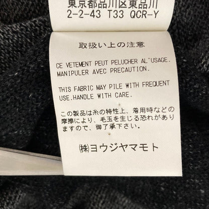 ワイズ アシンメトリー ニットカットソー