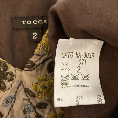 トッカ フラワーエンブロイダリーワンピース