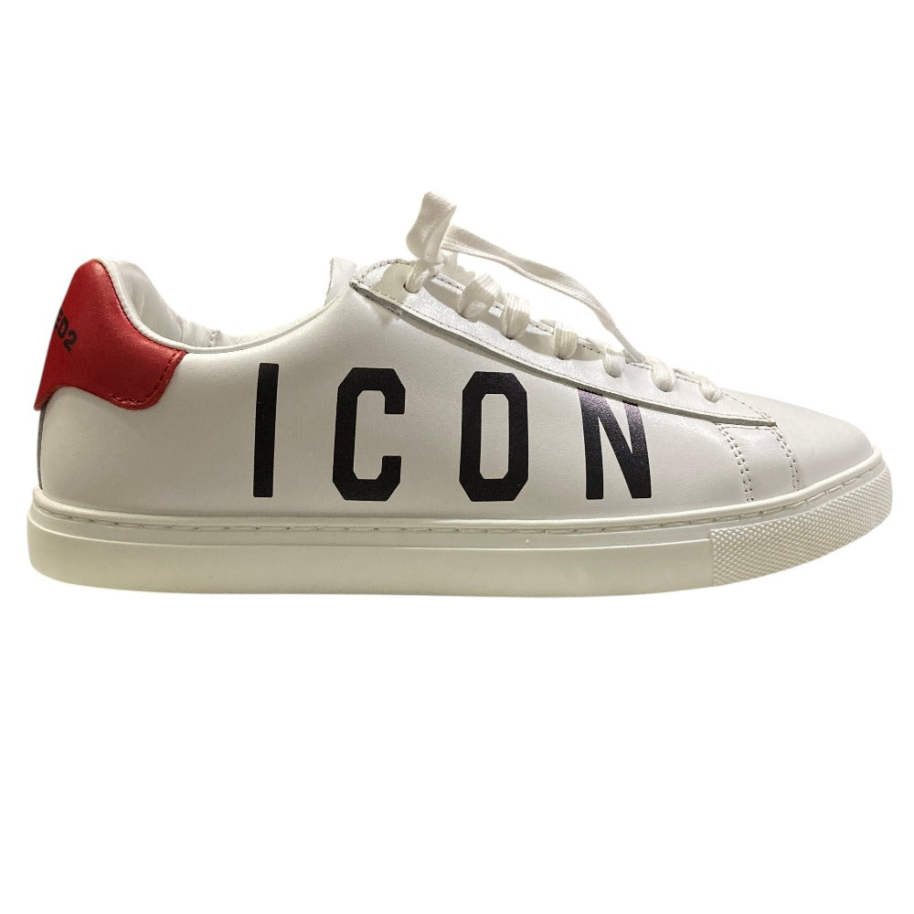 ディースクエアード2 Vitello Stampa Icon New Tennis ヴィッテロスタンパ スニーカー