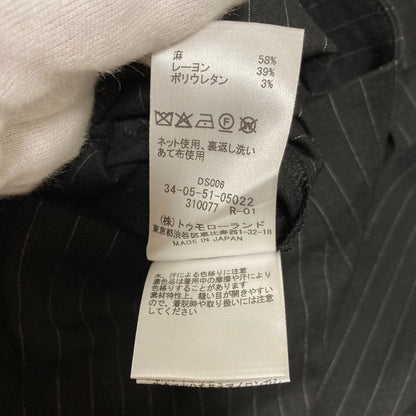 エディション リネンブレンドノーカラージャケットラップスカートセットアップ