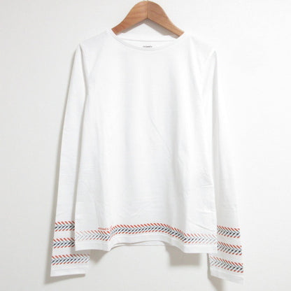 エルメス カルトゥッシュ シェヴロン ロングスリーブカットソー