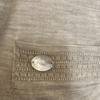 フォクシー Airy Long ウールロングニットカーディガン