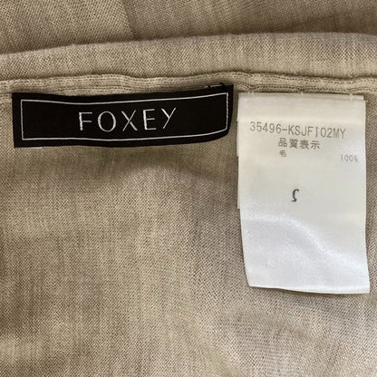 フォクシー Airy Long ウールロングニットカーディガン