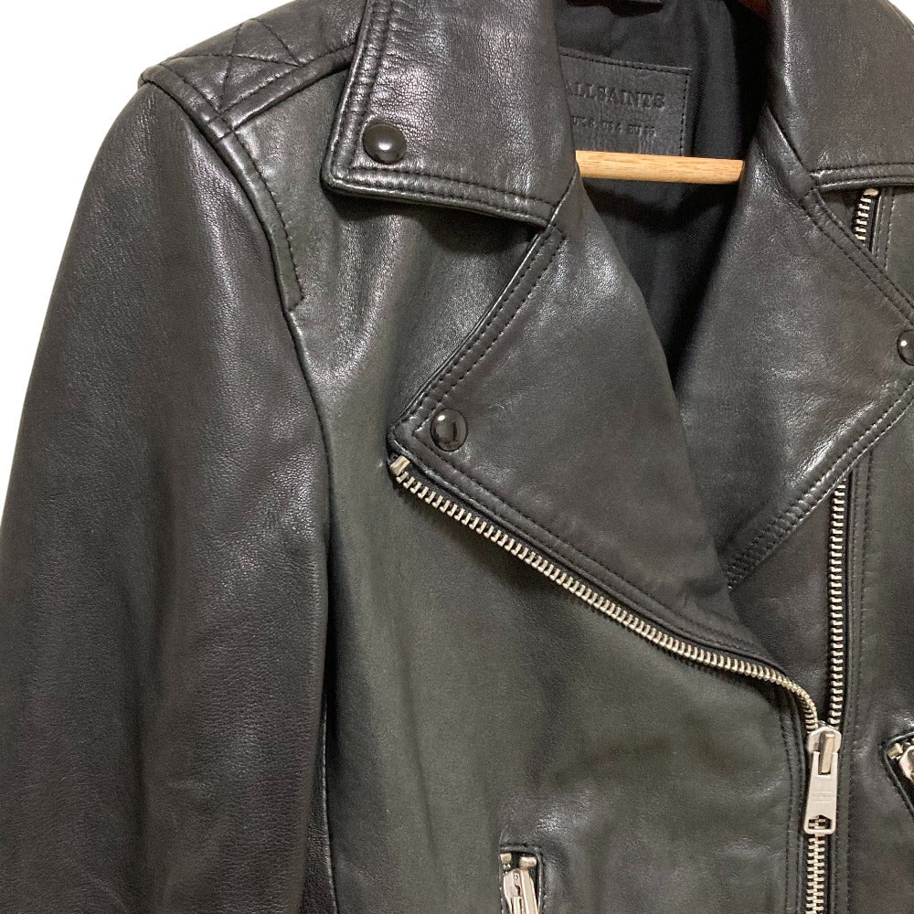オールセインツ DALBY BIKER ラムレザージャケット