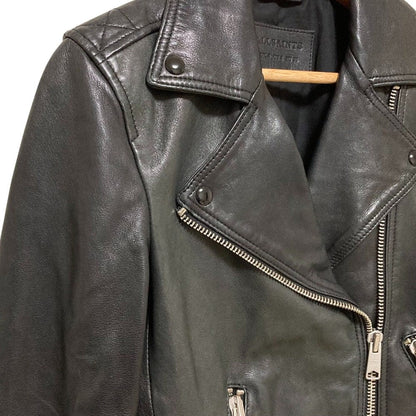 オールセインツ DALBY BIKER ラムレザージャケット