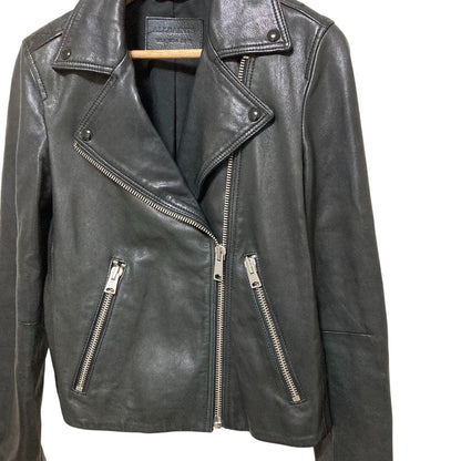 オールセインツ DALBY BIKER ラムレザージャケット