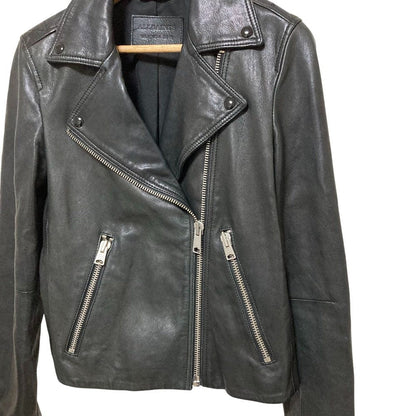 オールセインツ DALBY BIKER ラムレザージャケット