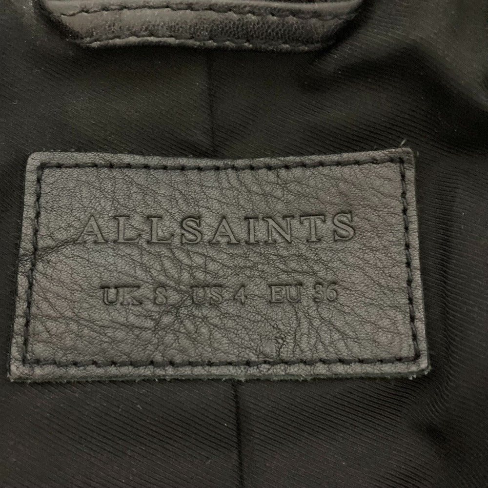 オールセインツ DALBY BIKER ラムレザージャケット