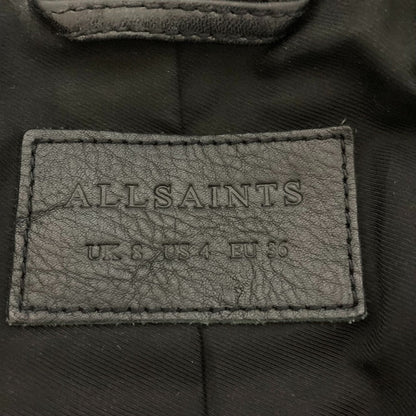 オールセインツ DALBY BIKER ラムレザージャケット