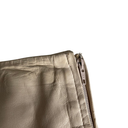 ロエベ ラムレザースカート