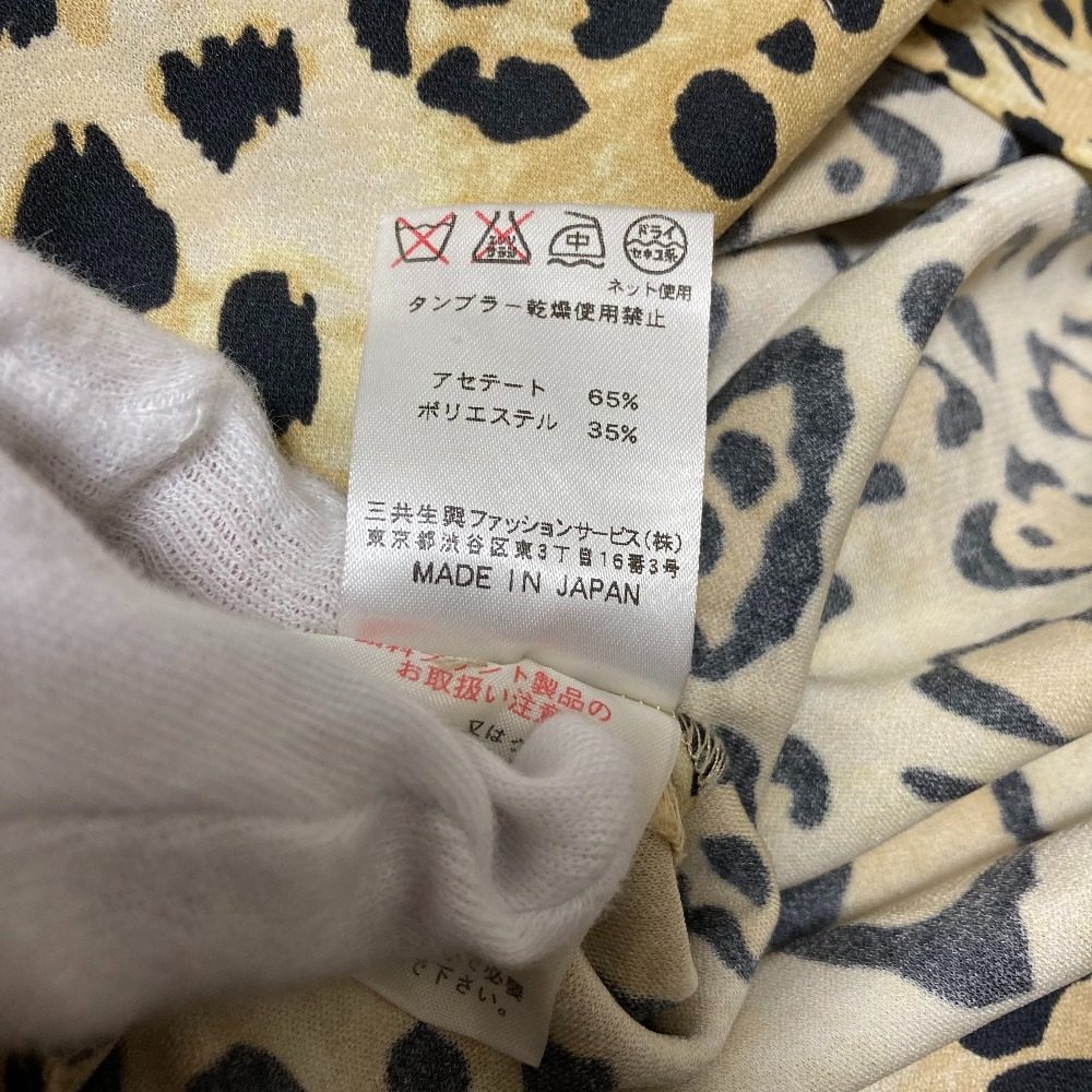 レオナール レオパード柄 カンカンカットソー