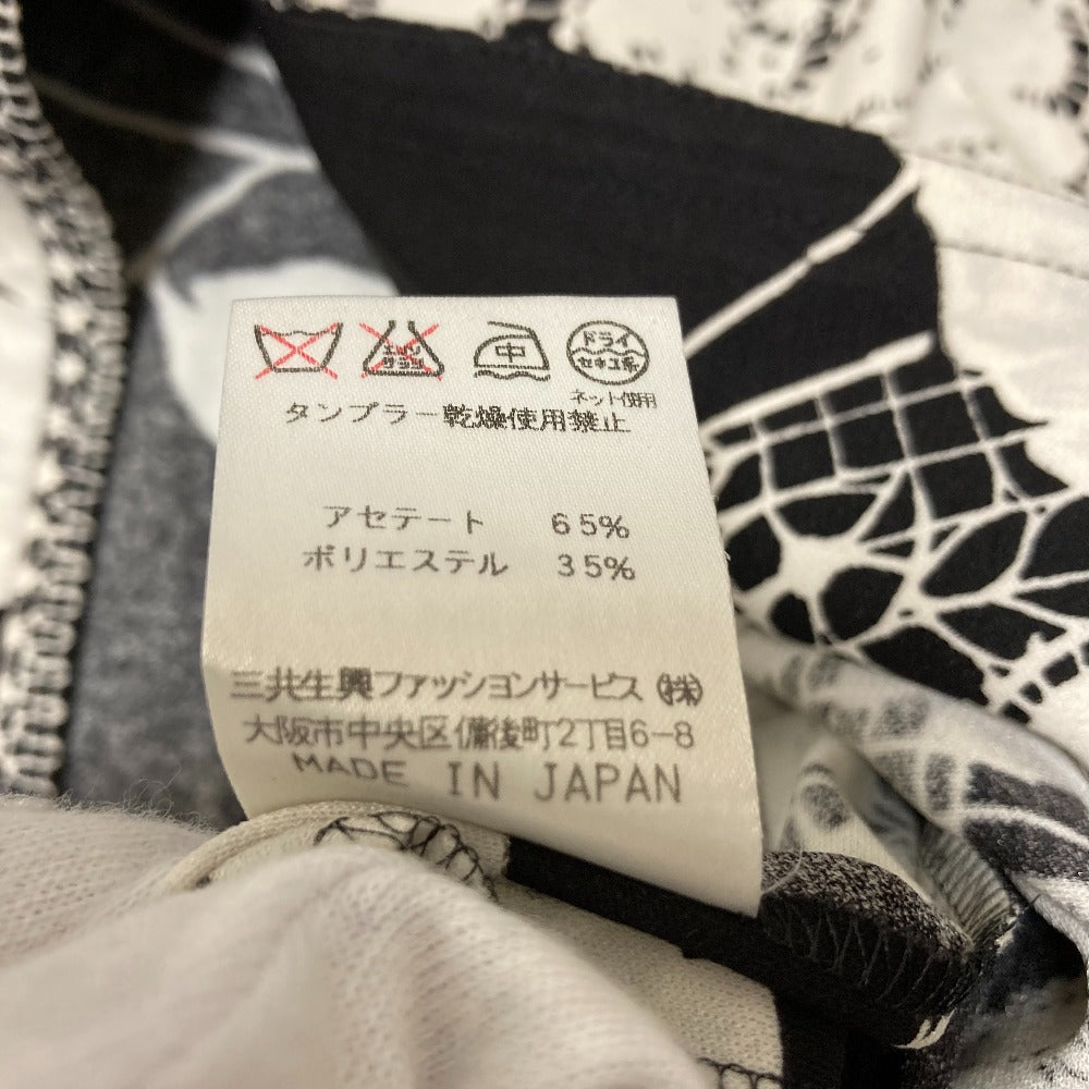 レオナール フラワープリントカーディガン