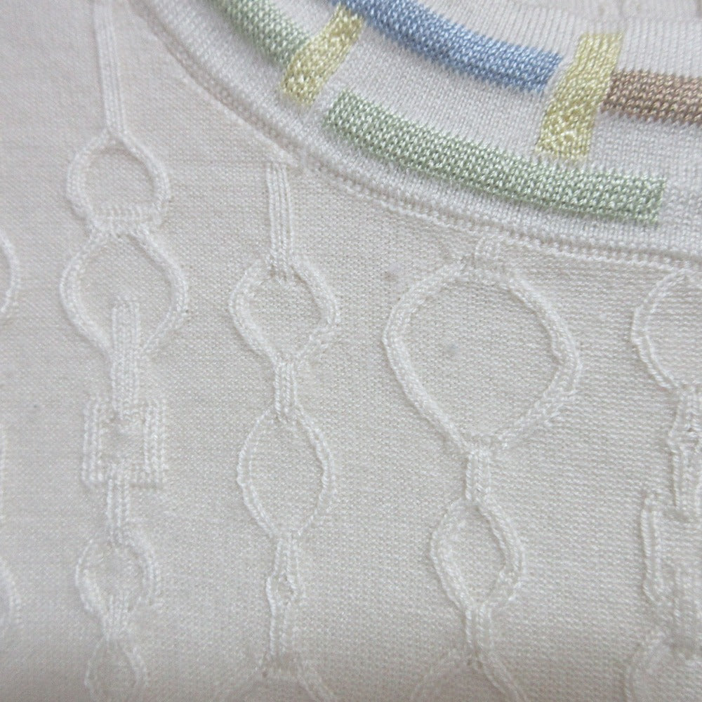 エルメス Do Re Boucles カシミヤシルクニットトップス