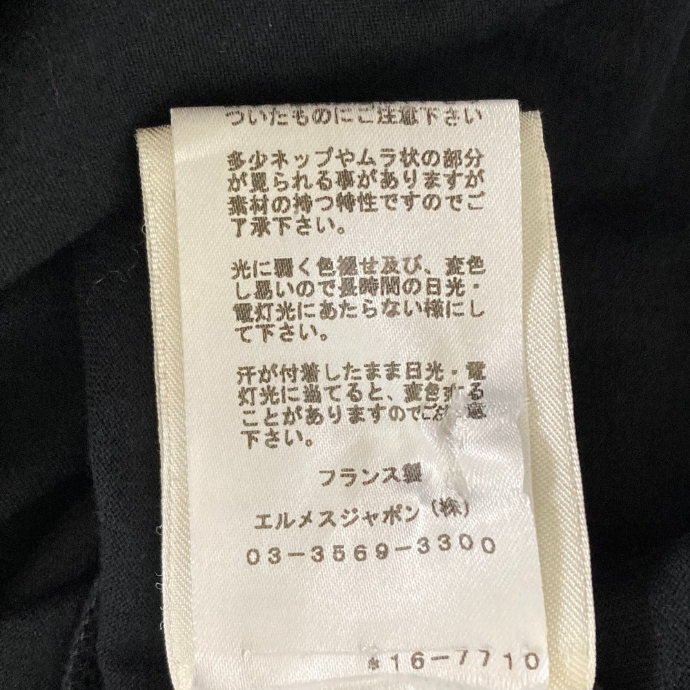 エルメス エンブロイダリーポケット コットンワンピース38