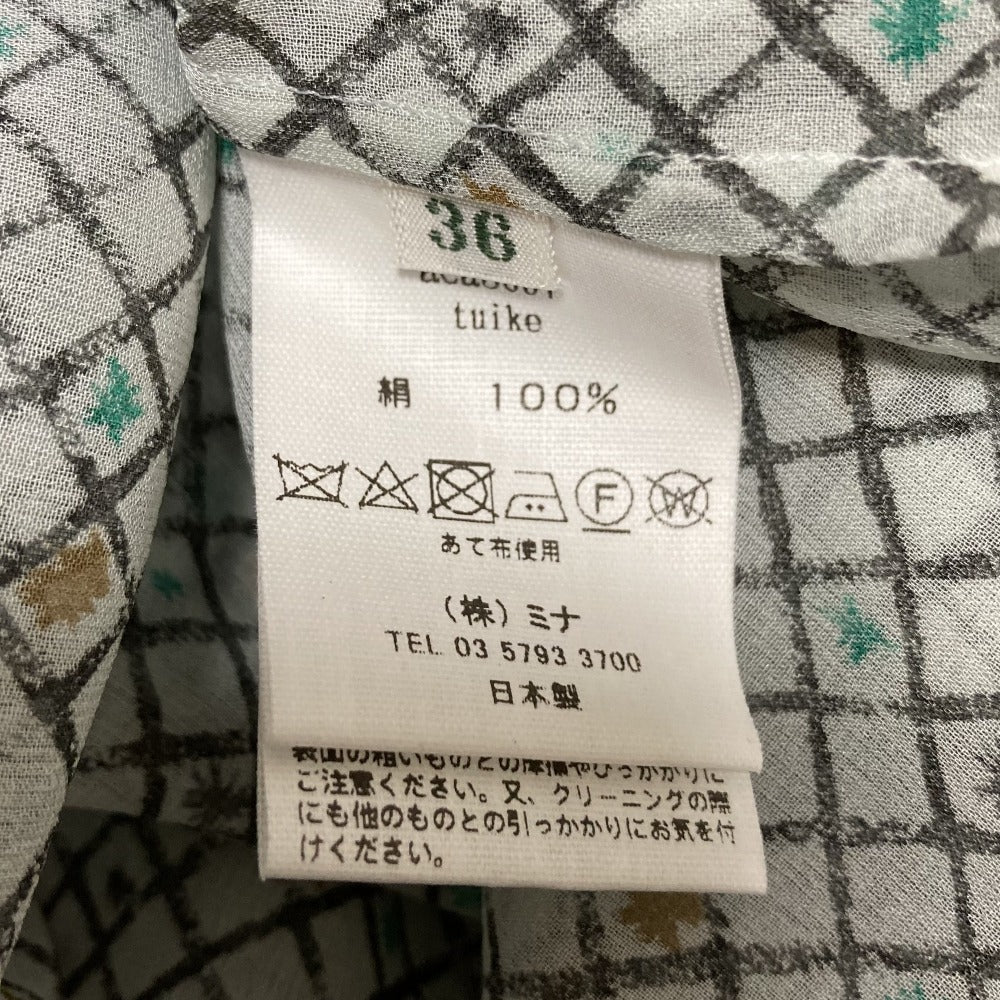 ミナペルホネン tuike シルクワンピース