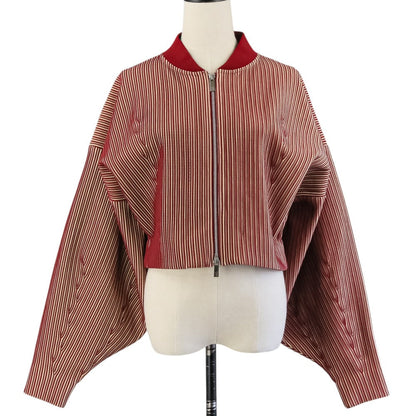 シーエフシーエル HYPHA CROPPED BOMBER JACKET ニットジャケット