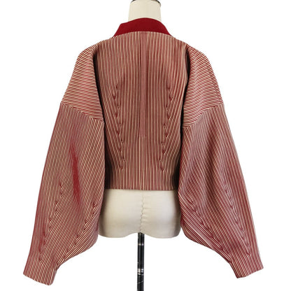シーエフシーエル HYPHA CROPPED BOMBER JACKET ニットジャケット