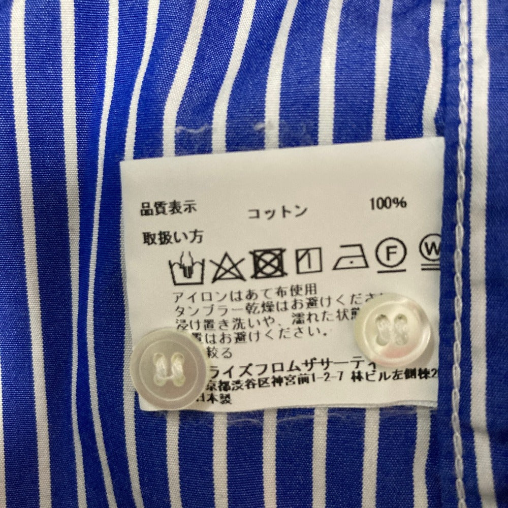 アメリカーナ ストライプロングシャツワンピース