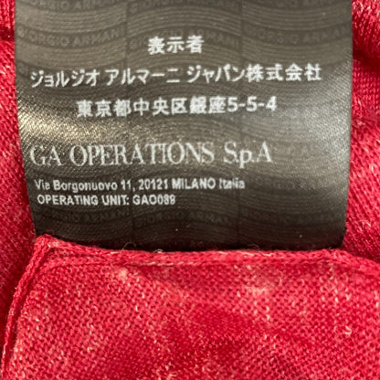 ジョルジオアルマーニ ロゴ刺繍カシミヤブレンドニットセーター