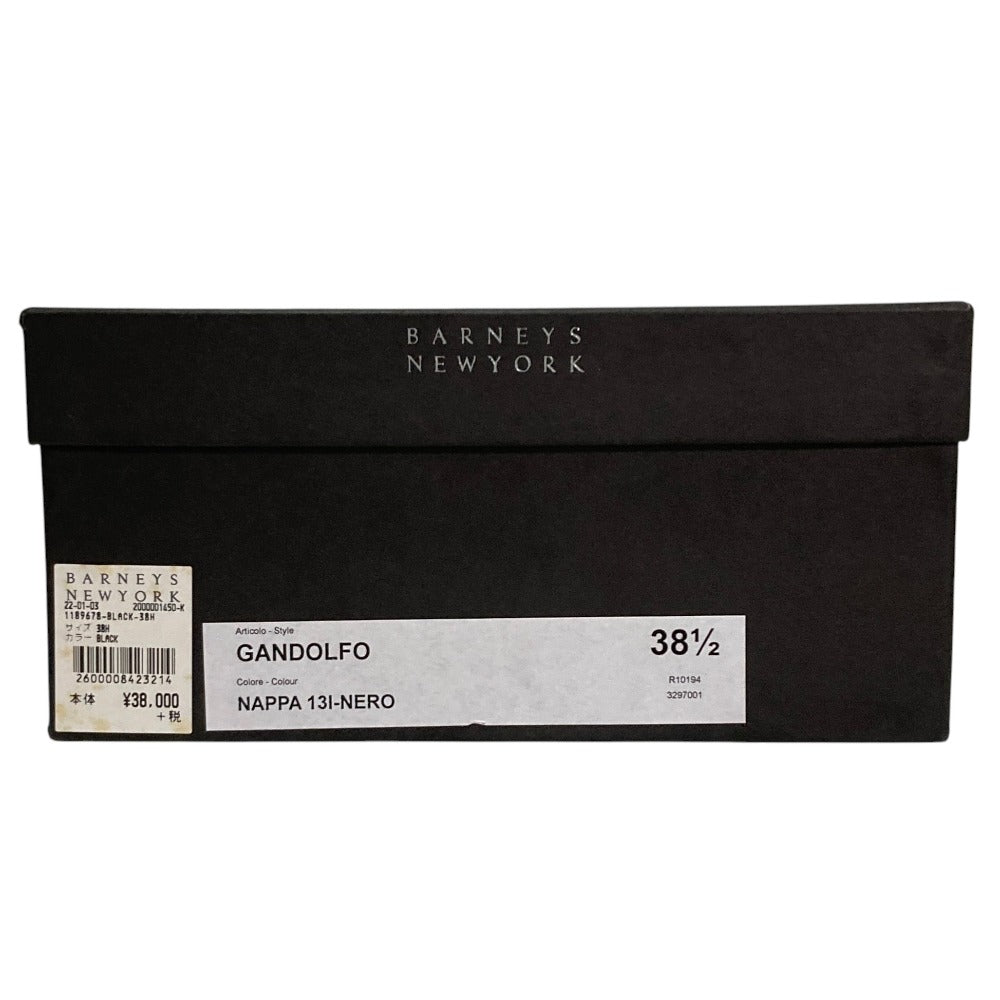 バーニーズニューヨーク GANDOLFO ナッパレザーショートブーツ