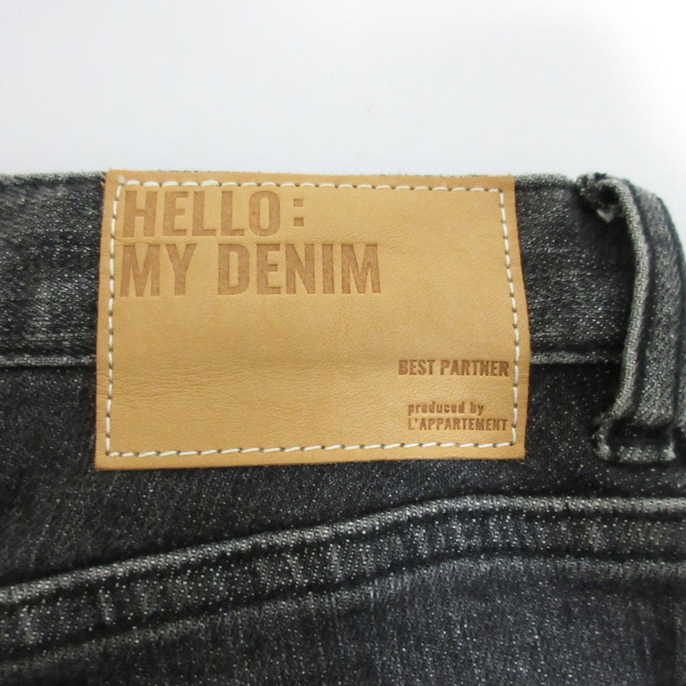 アパルトモン High rise tappered denim デニムパンツ