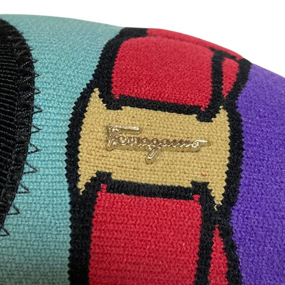 サルヴァトーレ フェラガモ VARINA KNIT バレエシューズ