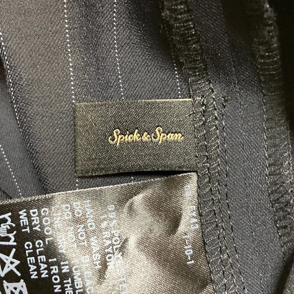 スピックアンドスパン ピンストライプオールインワン
