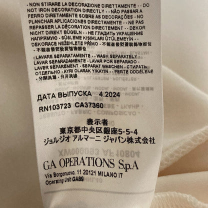 アルマーニエクスチェンジ ラインストーンVネックスウェット