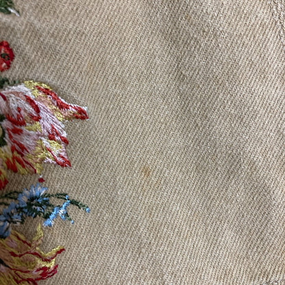 カネコイサオ 刺繍コットンロングスカート