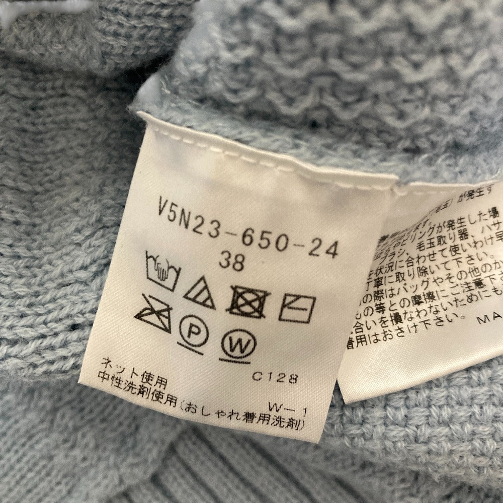 アマカ柄編みハイネックニット