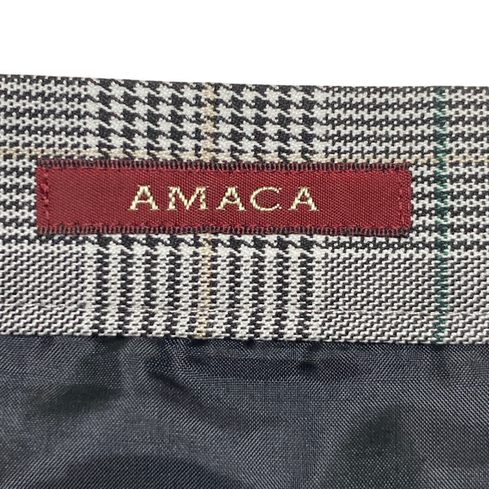 アマカ プリーツコンビスカート