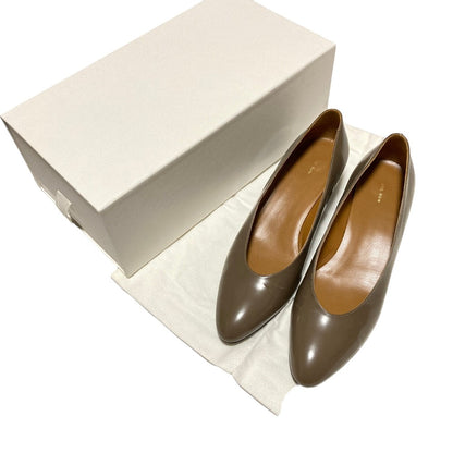 ザロウ NEW ALMOND PUMP レザーパンプス