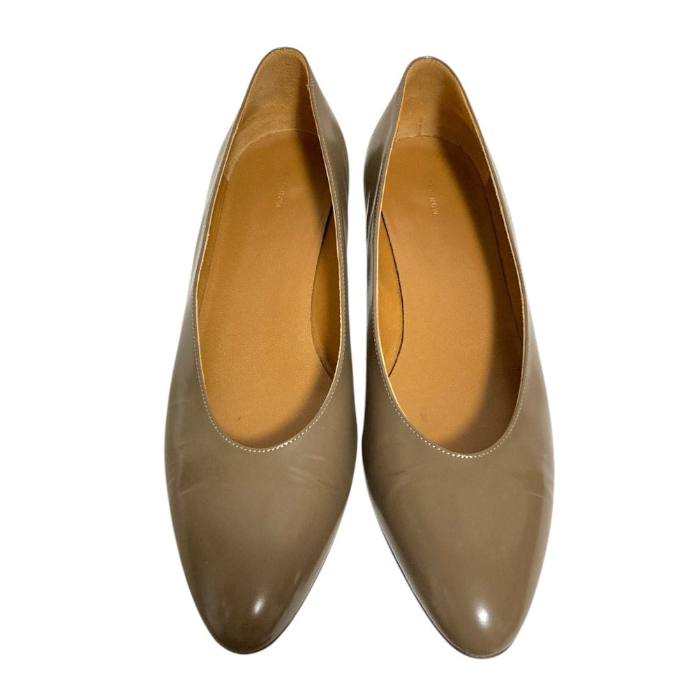ザロウ NEW ALMOND PUMP レザーパンプス