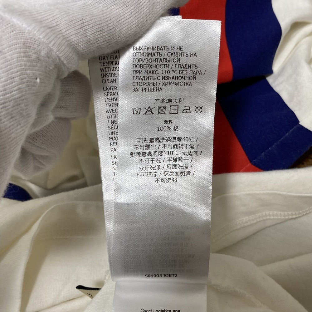 グッチ シェリーライン ロゴプリント コットン Tシャツ