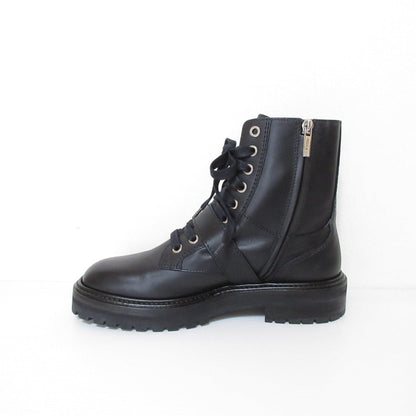 ジミーチュウ CORA FLAT CRYSTAL コンバットブーツ