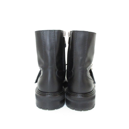 ジミーチュウ CORA FLAT CRYSTAL コンバットブーツ