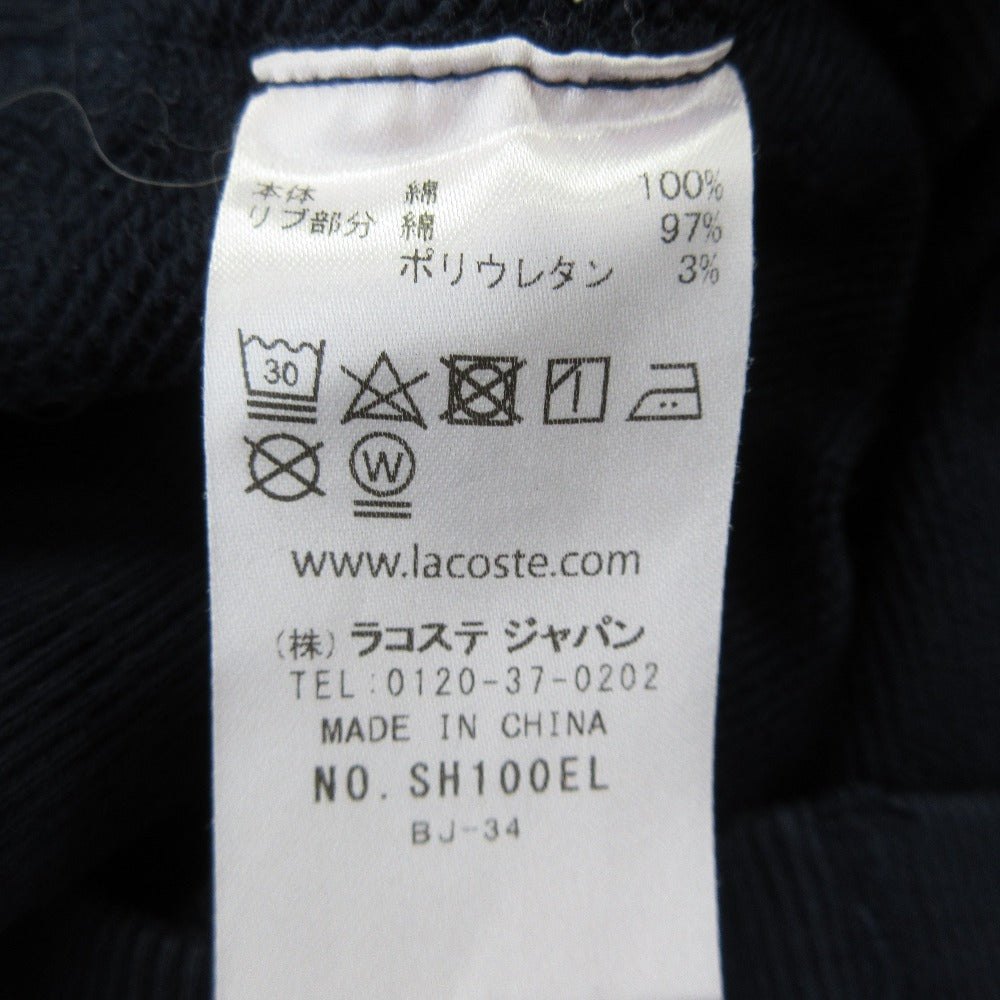 ラコステ コットンクルーネックスウェット