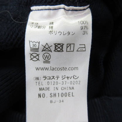 ラコステ コットンクルーネックスウェット