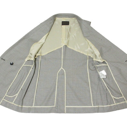 トゥモローランドコレクション シルキーギンガムチェックダブルブレストジレ
