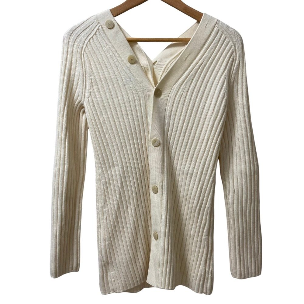 セオリー Morton Wool オープンバックカーディガン