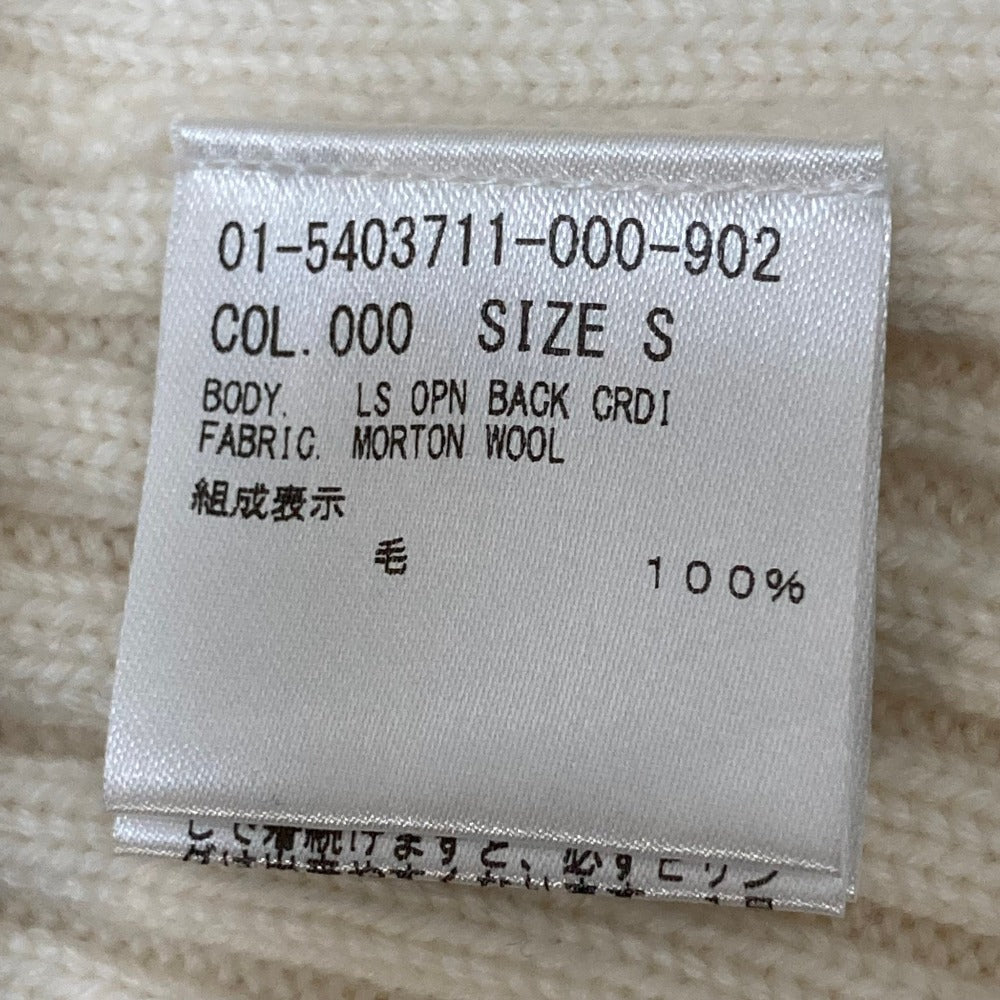 セオリー Morton Wool オープンバックカーディガン