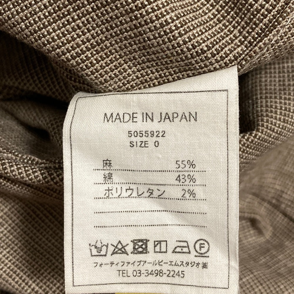 フォーティファイブアール コットンリネンツイード ワンピース
