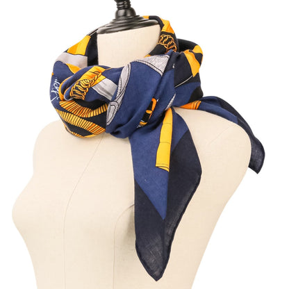 エルメス エプロンドール カシミアシルク 大判スカーフ