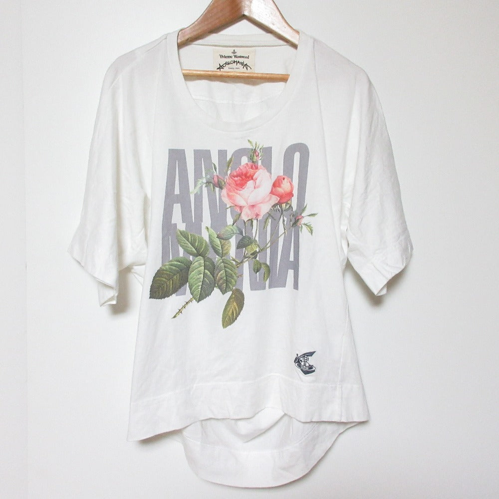 ヴィヴィアンウエストウッドアングロマニア フラワープリントTシャツ