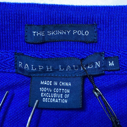 ラルフローレン POLO TEAM刺繍鹿の子長袖ポロシャツ