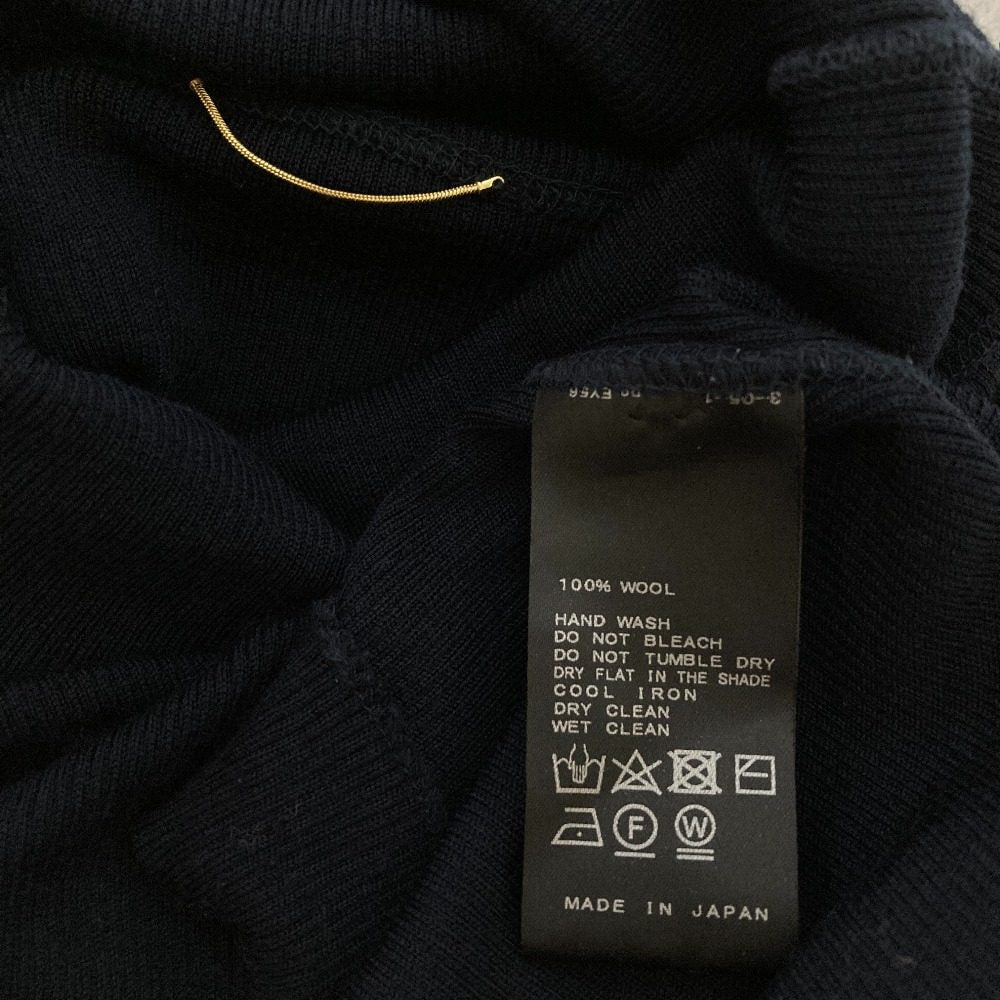 ドゥーズィエムクラス リブニットタートルネックカットソー